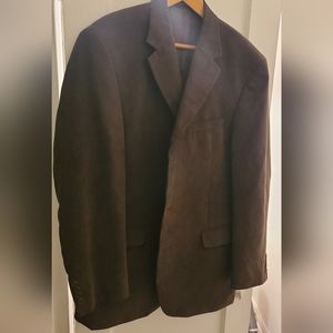 Mens brown suede jacket